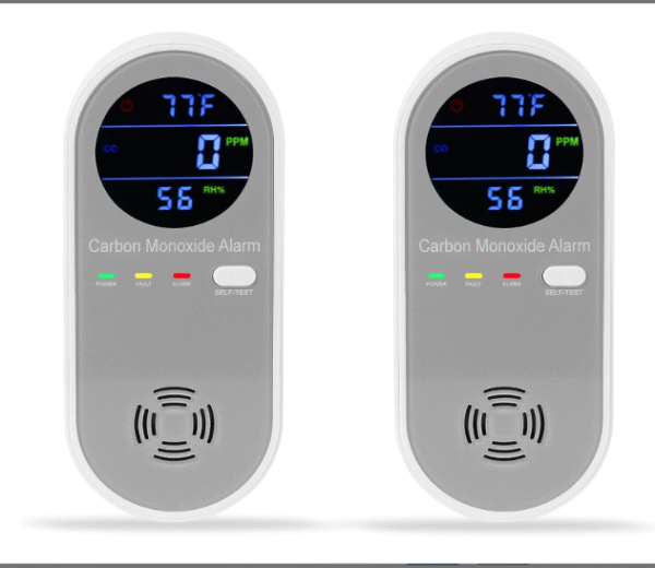 2 Packs Carbon Monoxide Detectors