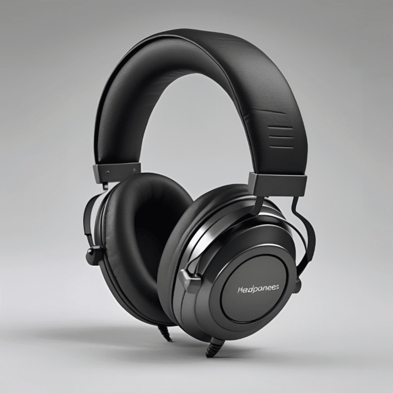 White wireless headphones with charging case