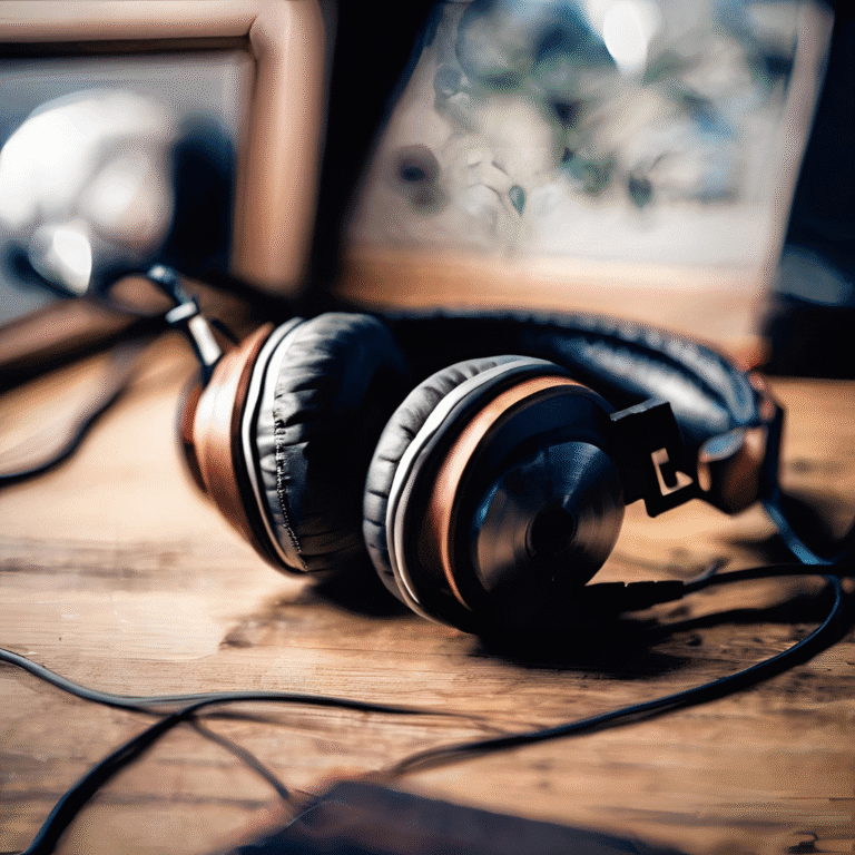 Foldable travel headphones in black color