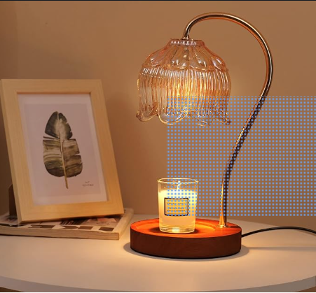 GEEZO Fragrance Candle Warmer Lamp,Electric Candle Warmer with Timer & Dimmer,Mom Christmas Birthday Gifts for Women, House Warming Gifts New Home Bedroom Decor