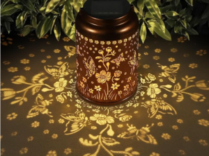 Hummingbird Solar Lanterns Outdoor Waterproof, Birthday Gifts for Women Mom Grandma , Metal Garden Decor Hanging Solar Lights Outside Decorative for Yard Patio Backyard Porch Decorations